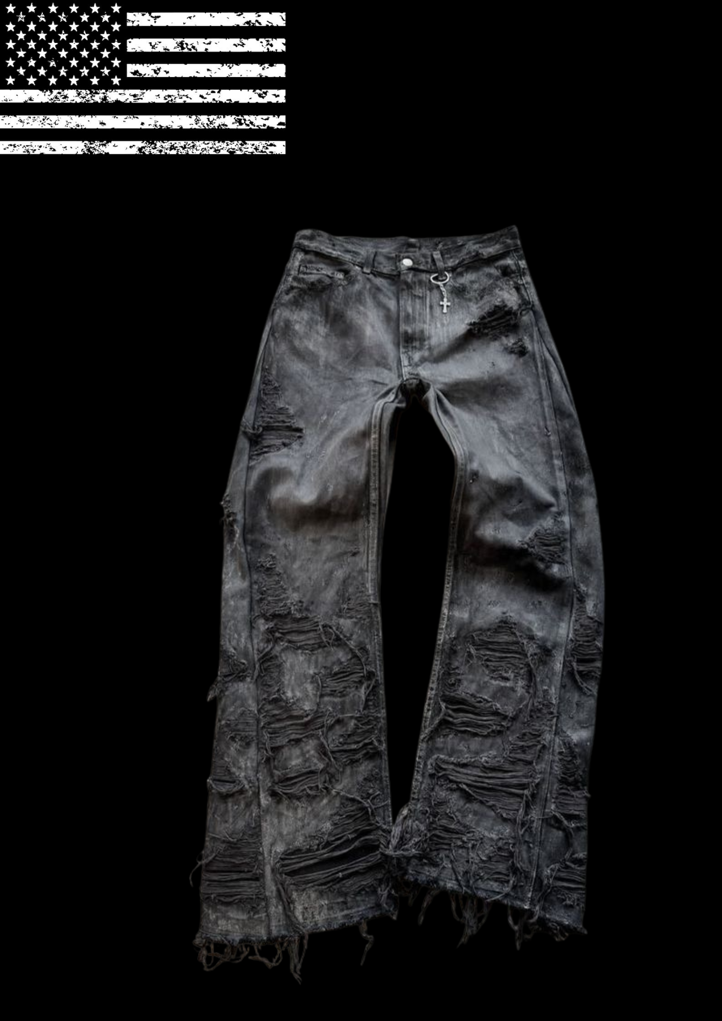 'LXST SOULS' JEANS 𖦏