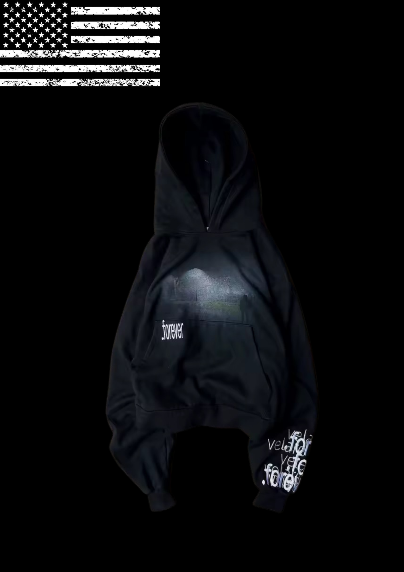 'FOREVER' HOODIE 𖦏