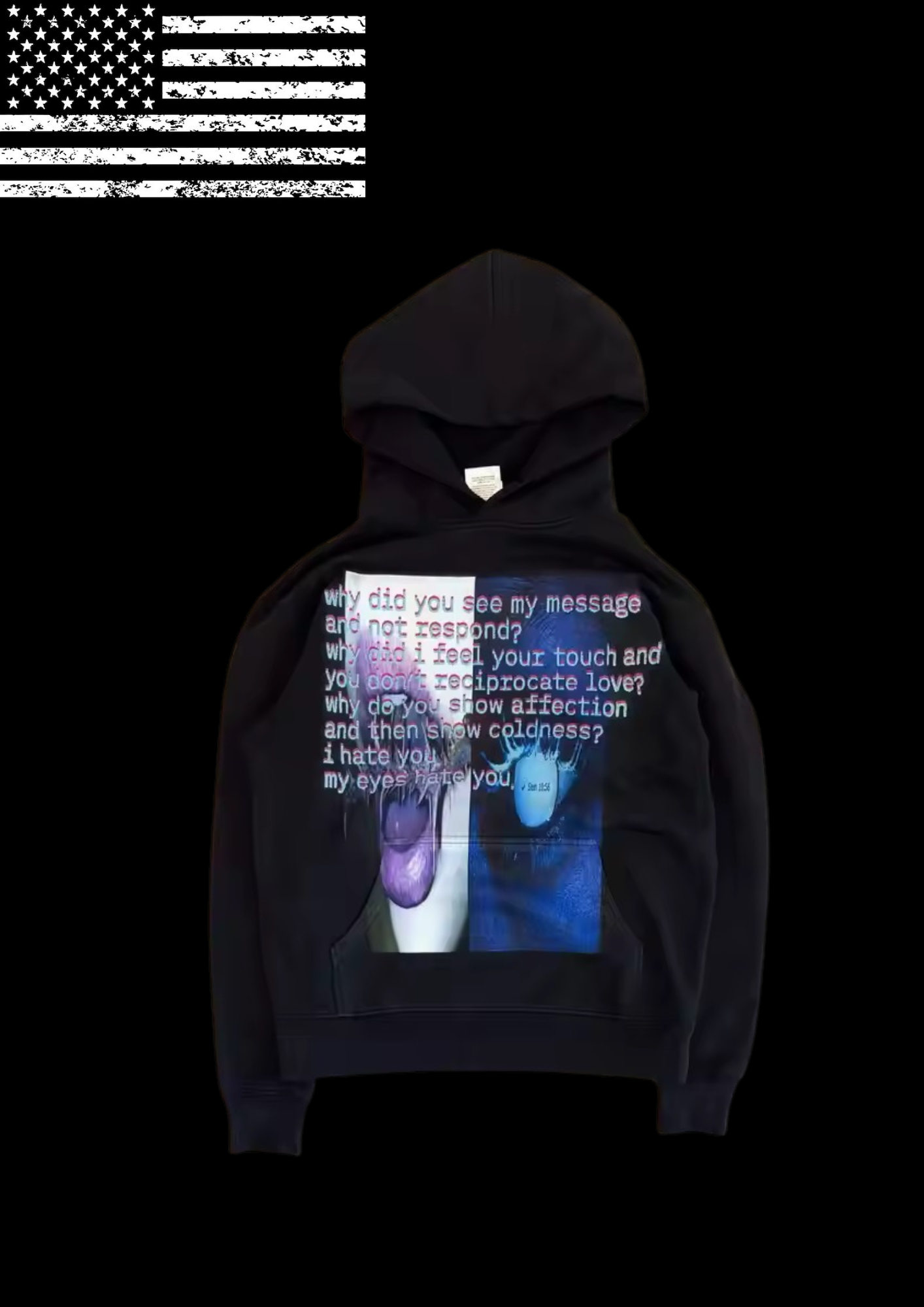 'WHY IGNORE ME?' HOODIE 𖦏