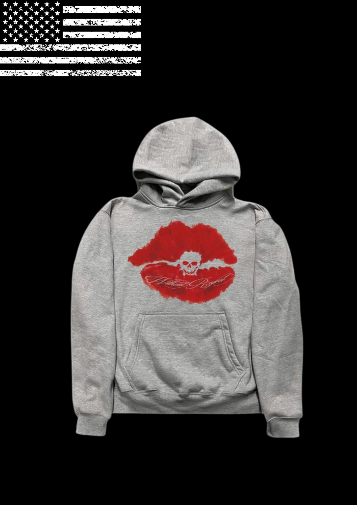 'DEATHKISS' HOODIE 𖦏