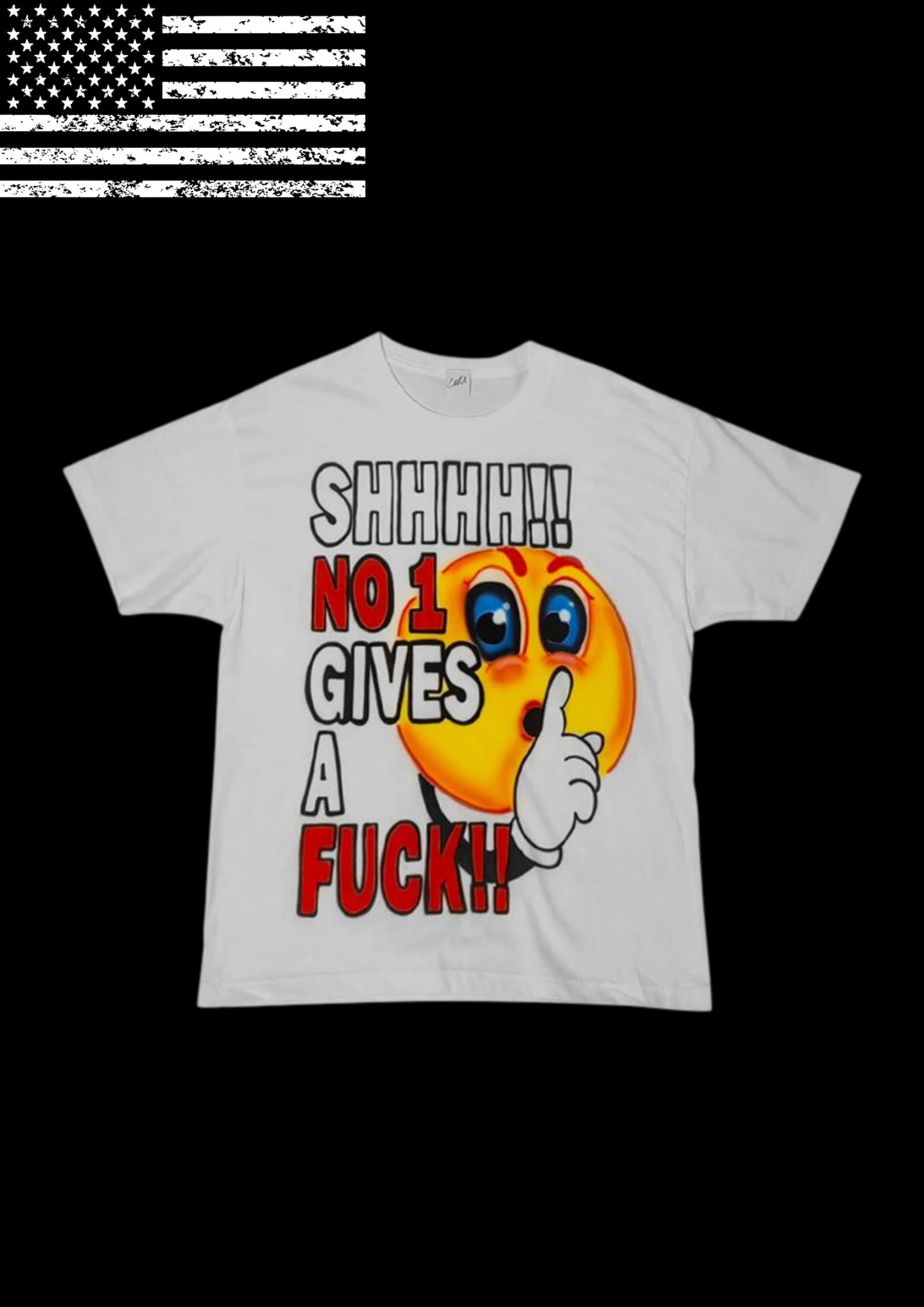 'NO FXCKS GIVEN' TEE 𖦏