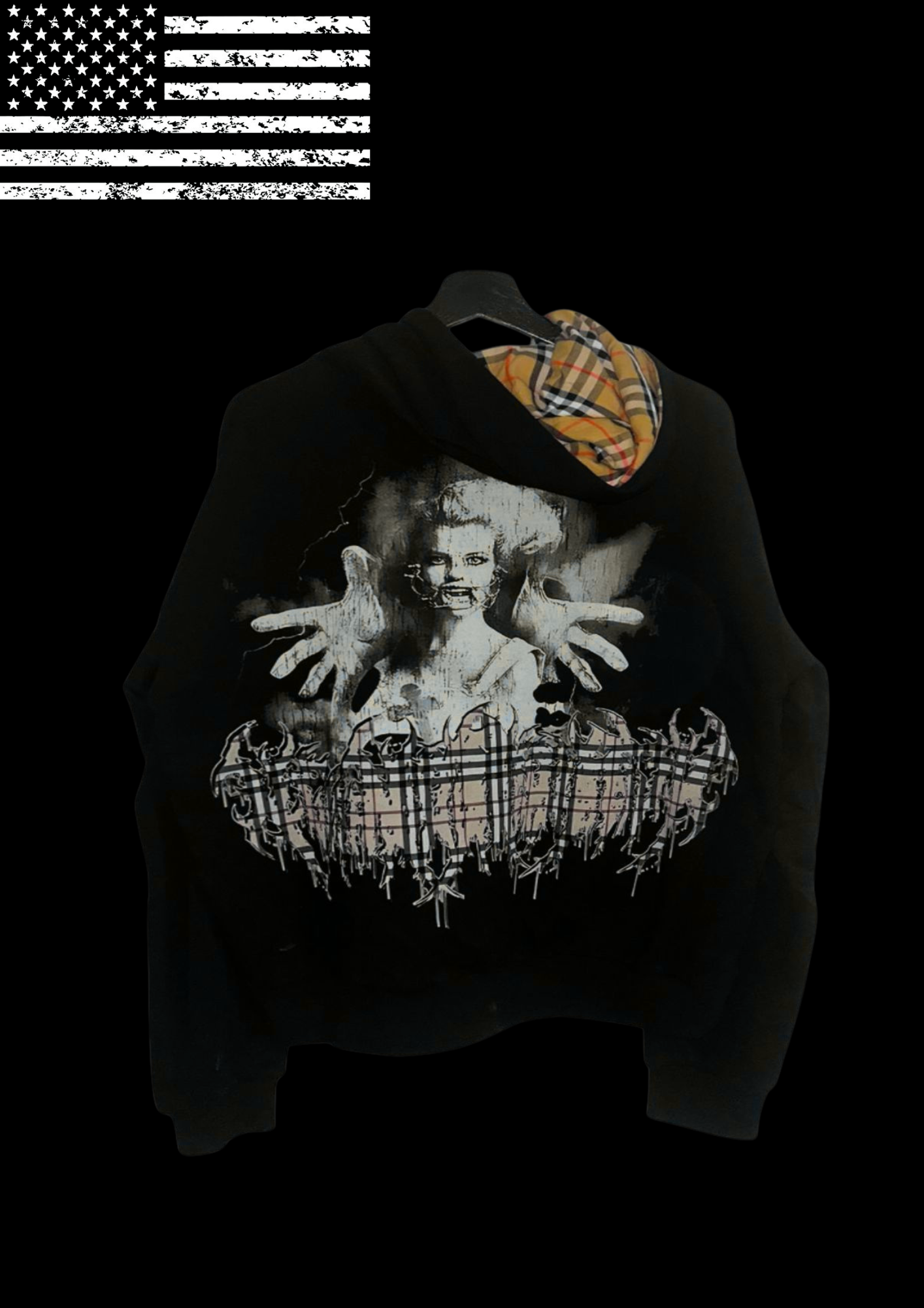 'FEAR N DES!GNER' HOODIE 𖦏